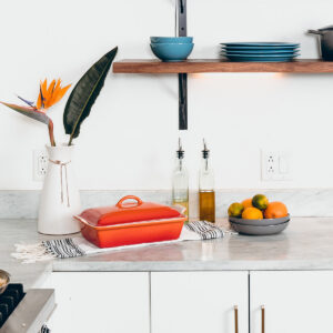 Red Dish pan